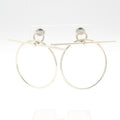 Hermes Earrings Loop Silver