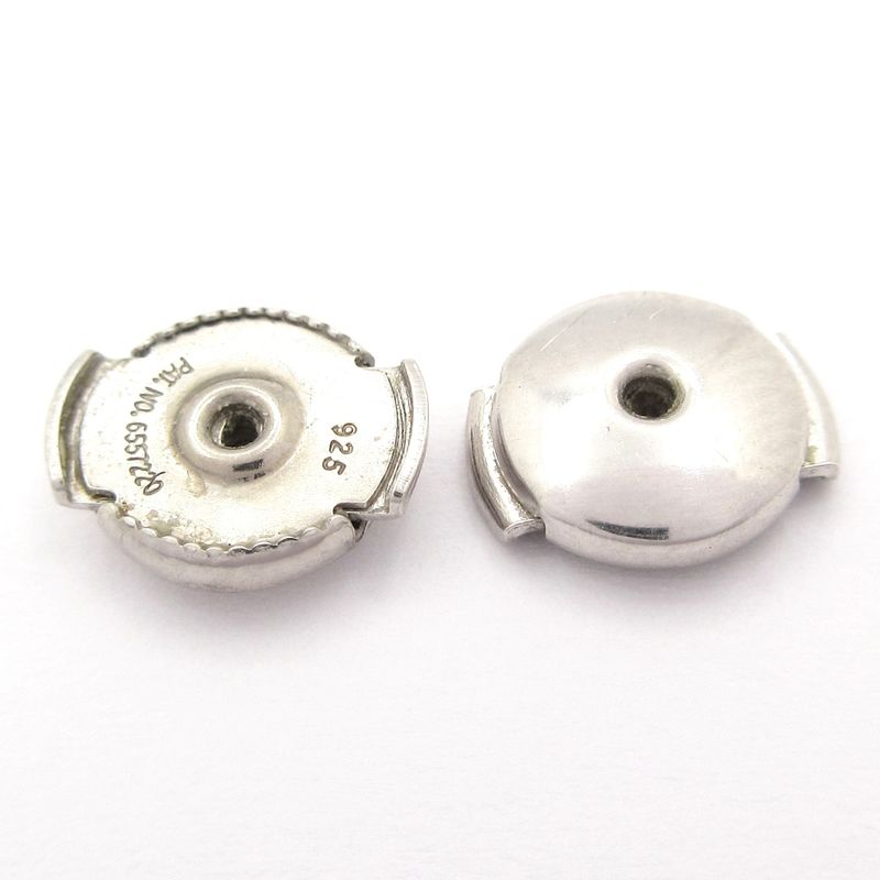 Hermes Earrings Loop Silver
