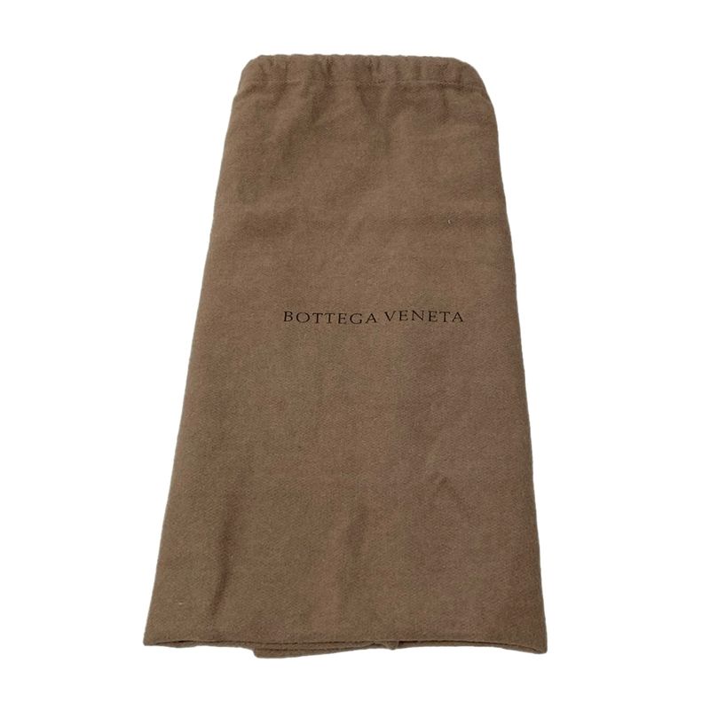 Bottega Veneta Clutch Intrecciato Black Fringe Leather