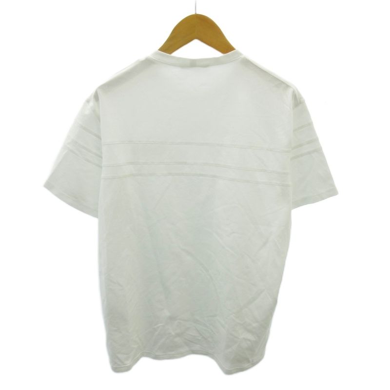 Prada T-Shirt Logo Patch Short Sleeve XS White