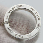 Tiffany & Co Necklace Circle Silver Pendant
