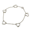 Tiffany & Co Bracelet Open Heart Silver Elsa Peretti