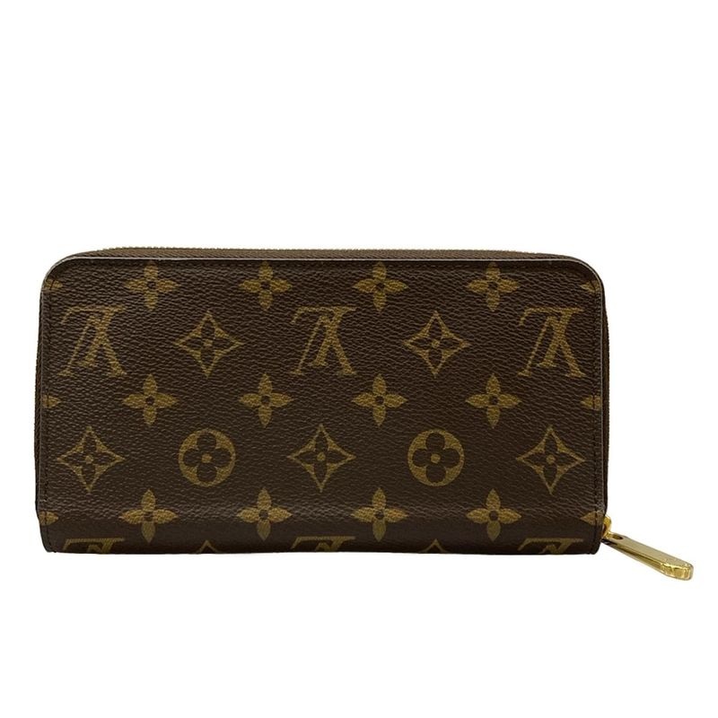Louis Vuitton Wallet Monogram Zippy Rose Ballerine Leather