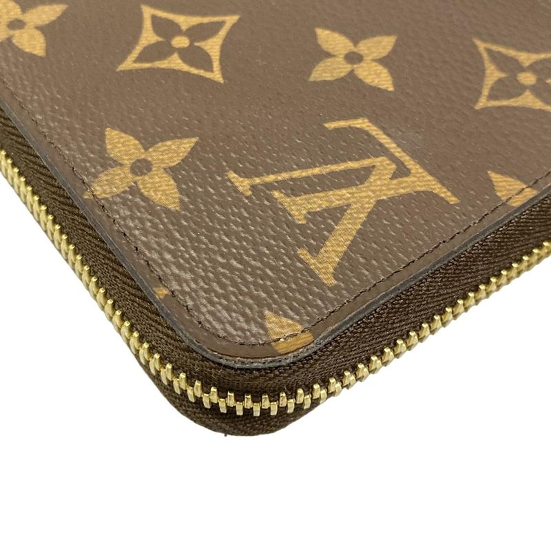 Louis Vuitton Wallet Monogram Zippy Rose Ballerine Leather
