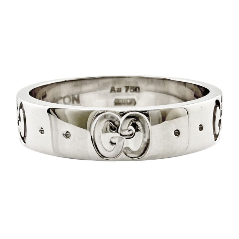 Gucci Icon Ring 18K Gold Silver