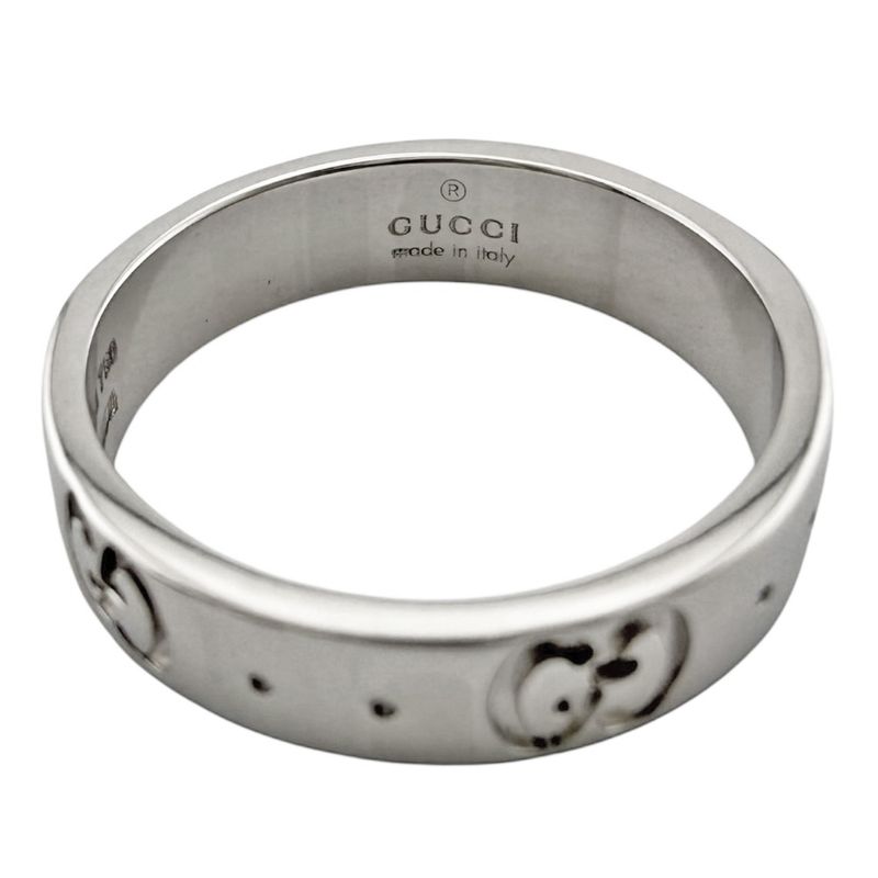 Gucci Icon Ring 18K Gold Silver