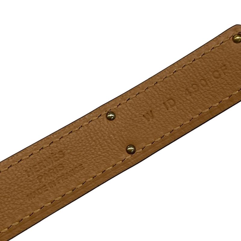 Hermes Belt Kelly Navy Gold Leather