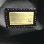 Fendi Zucca Shoulder Bag Crossbody Leather Canvas Brown — view 8