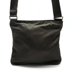 Prada Nylon Tessuto Triangle Logo Brown Shoulder Bag — view 3
