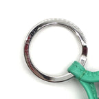 Hermes Carmen Unodos Key Holder Key Sling Bag Charm Double Tassel Bicolor Pink — view 5