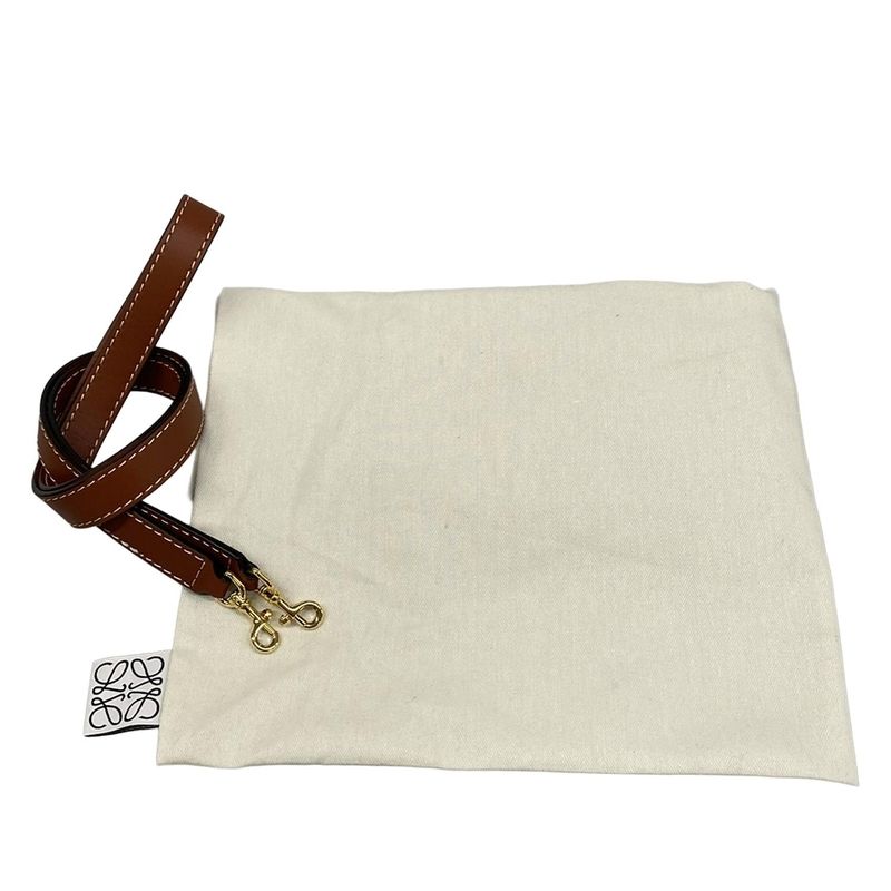 Loewe Handbag Gate Top Handle Bag Mini Dark Brown Leather