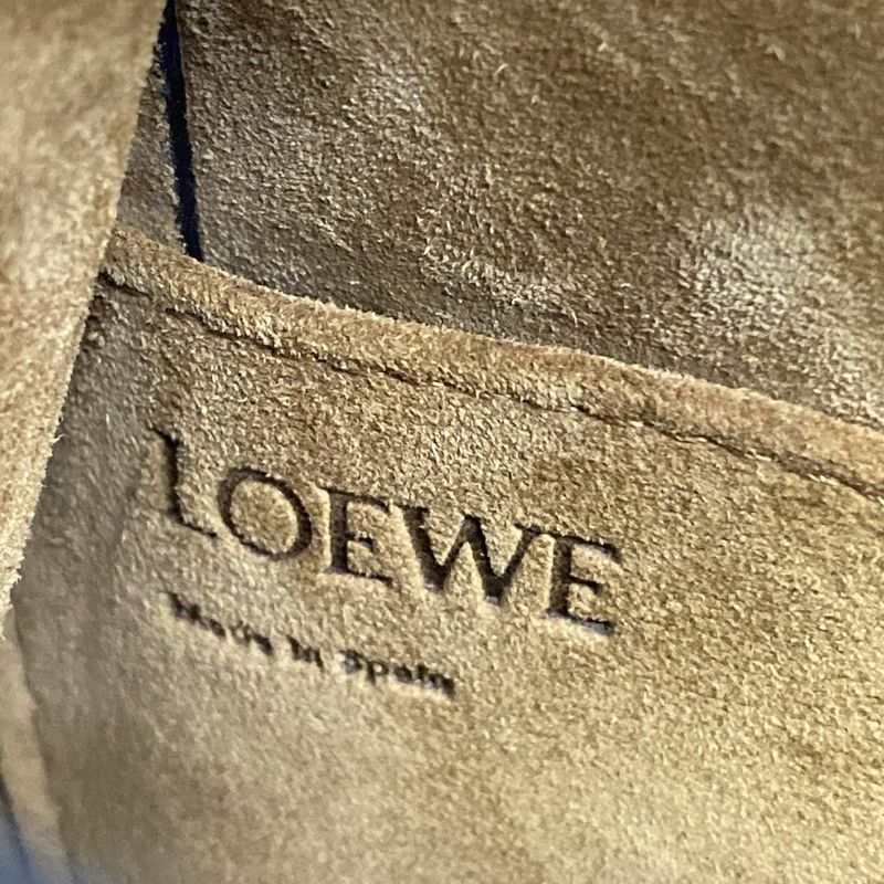 Loewe Handbag Gate Top Handle Bag Mini Dark Brown Leather