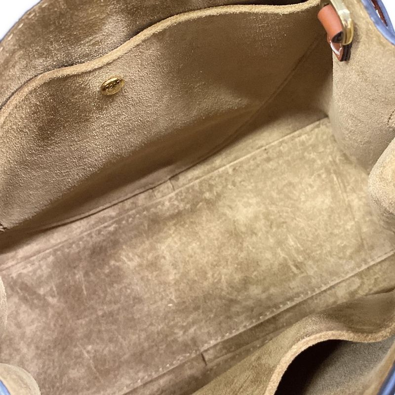 Loewe Handbag Gate Top Handle Bag Mini Dark Brown Leather