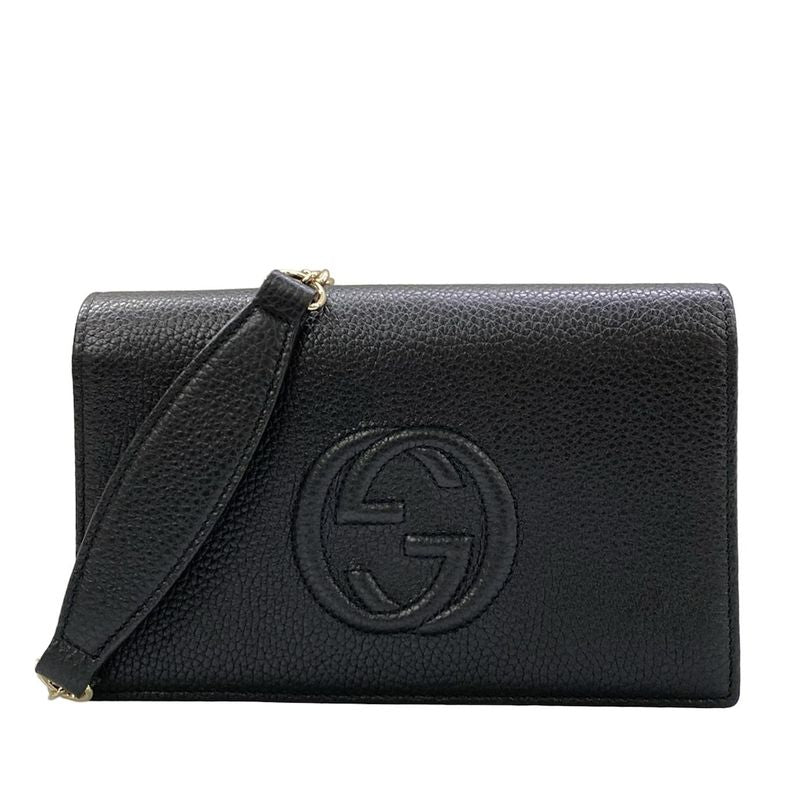 Gucci Wallet Soho Black Leather