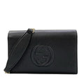 Gucci Wallet Soho Black Leather