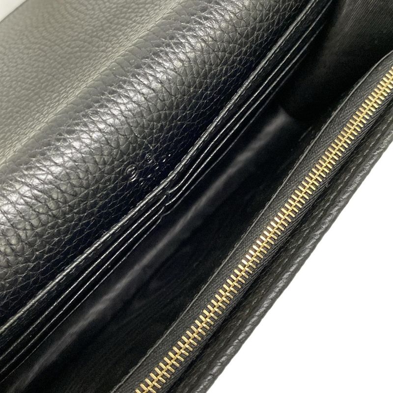 Gucci Wallet Soho Black Leather