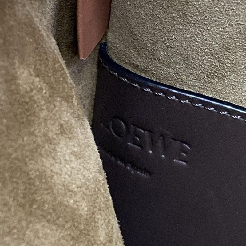 Loewe Gate Bucket Bag Dark Brown Dark