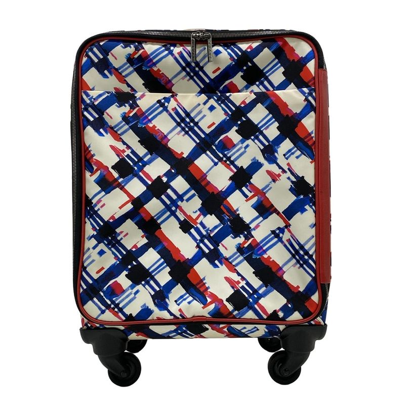 Chanel Carrier Bag Airline White Red Multi Vintage Silver Multi
