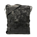 Bottega Veneta Shoulder Bag Cassette Black Leather