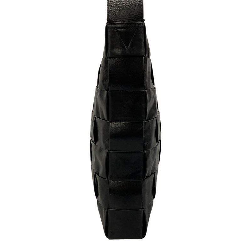 Bottega Veneta Shoulder Bag Cassette Black Leather