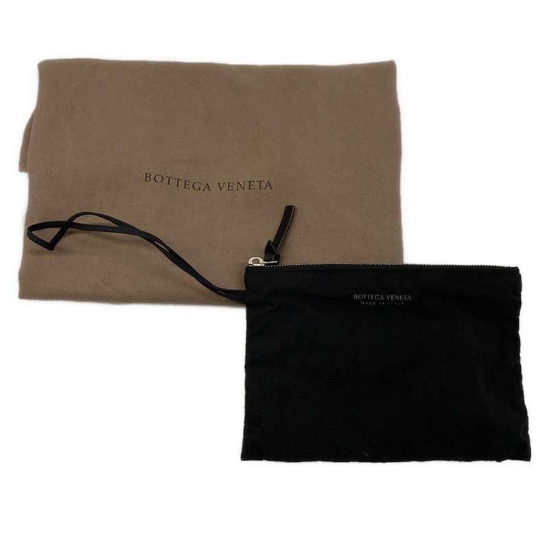 Bottega Veneta Shoulder Bag Cassette Black Leather