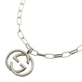 Gucci Interlocking Necklace Silver Pendant