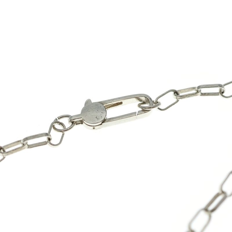 Gucci Interlocking Necklace Silver Pendant