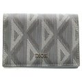 Dior CD Diamond Card Case Business Holder Gray