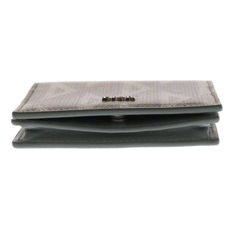 Dior CD Diamond Card Case Business Holder Gray