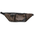 Louis Vuitton Monogram Macassar Christopher Waist Bag Brown Black