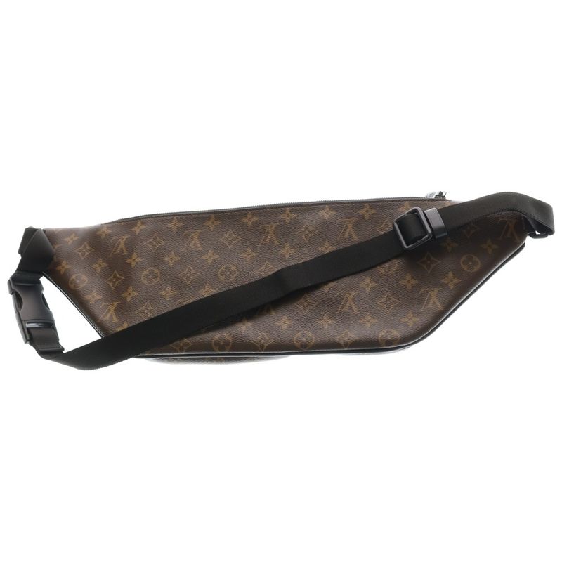 Louis Vuitton Monogram Macassar Christopher Waist Bag Brown Black