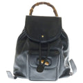Gucci Bamboo Leather Backpack Black
