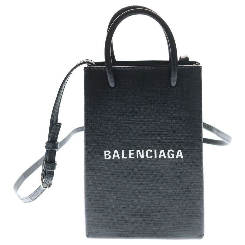 Balenciaga Shopping Phone Hold Leather Shoulder Bag