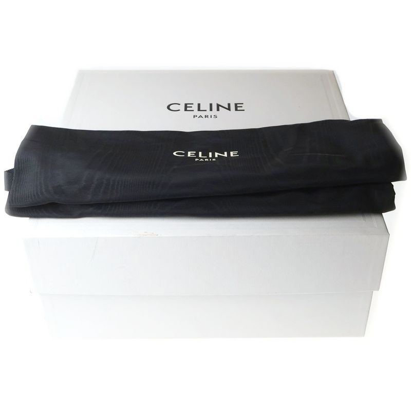 Celine Balki Lace Up Long Boots Black
