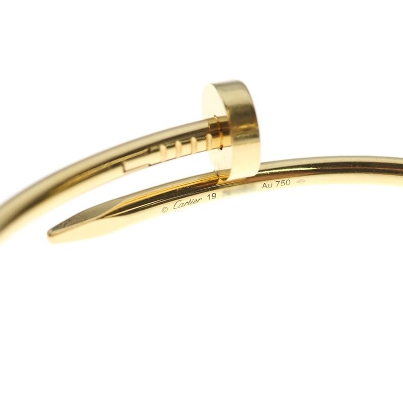 Cartier Juste Un Clou Bracelet Classic Bangle 18K YG Yellow Gold