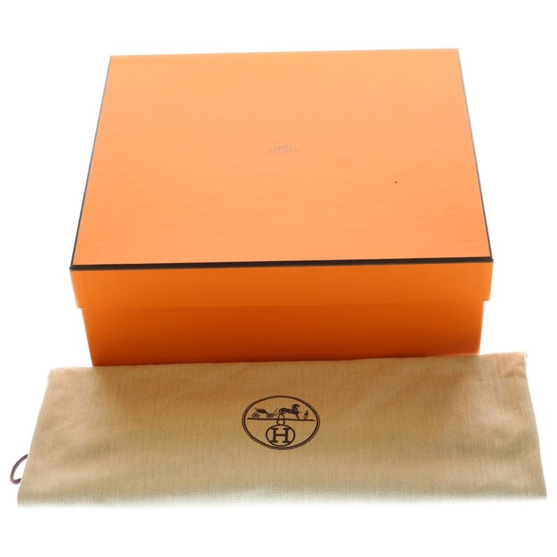 Hermes Garden Party TPM Sesame Epsom Leather Tote Silver Brown
