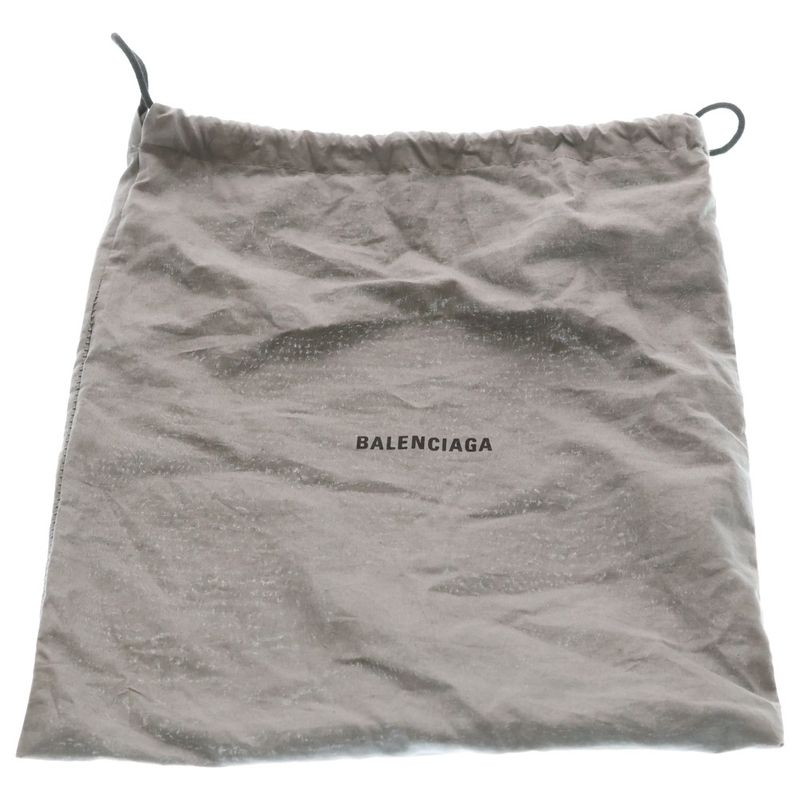 Balenciaga Graffiti le Cagole XS Leather Shoulder Bag Silver Black