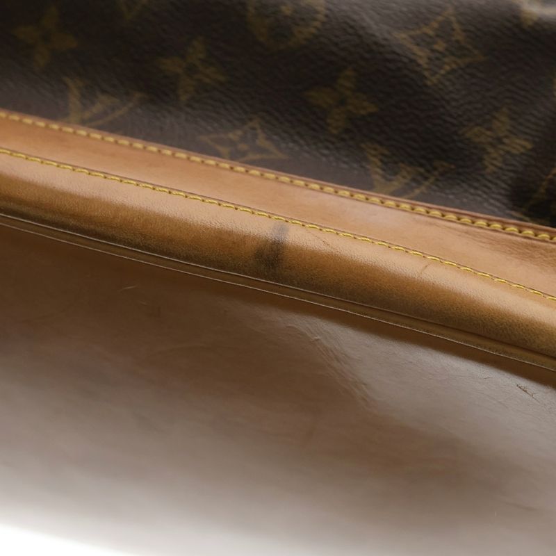 Louis Vuitton Monogram Noe Shoulder Bag Drawstring Brown