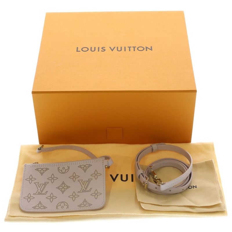 Louis Vuitton Mahina Blossom PM Misty Lilac 2-Way Shoulder Bag Tote Light Purple