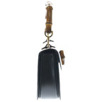 Gucci Bamboo 2-Way Shoulder Bag Black Leather Vintage