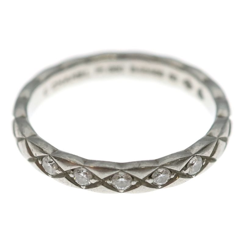 Chanel Coco Crush Small Diamond Ring Platinum