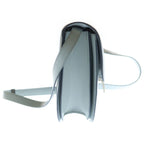 Celine Classic Box Silver Leather Shoulder Bag Light Blue