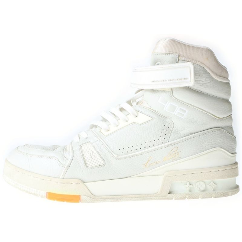 Louis Vuitton LV Trainer High Cut Sneakers White