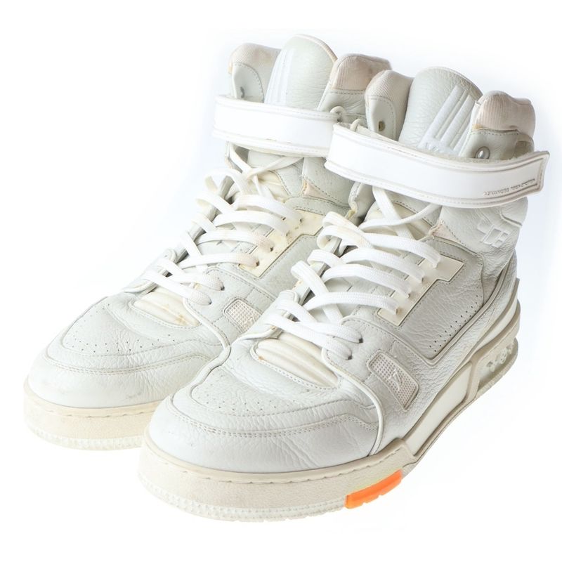 Louis Vuitton LV Trainer High Cut Sneakers White