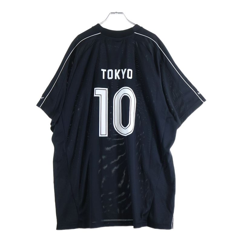 Balenciaga Paris Soccer Technical Jersey Short Sleeve T-Shirt Cut