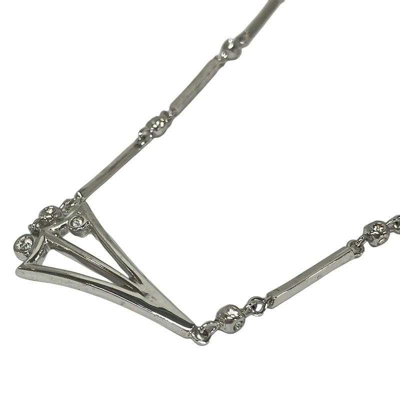 Dior Necklace Silver Clear
