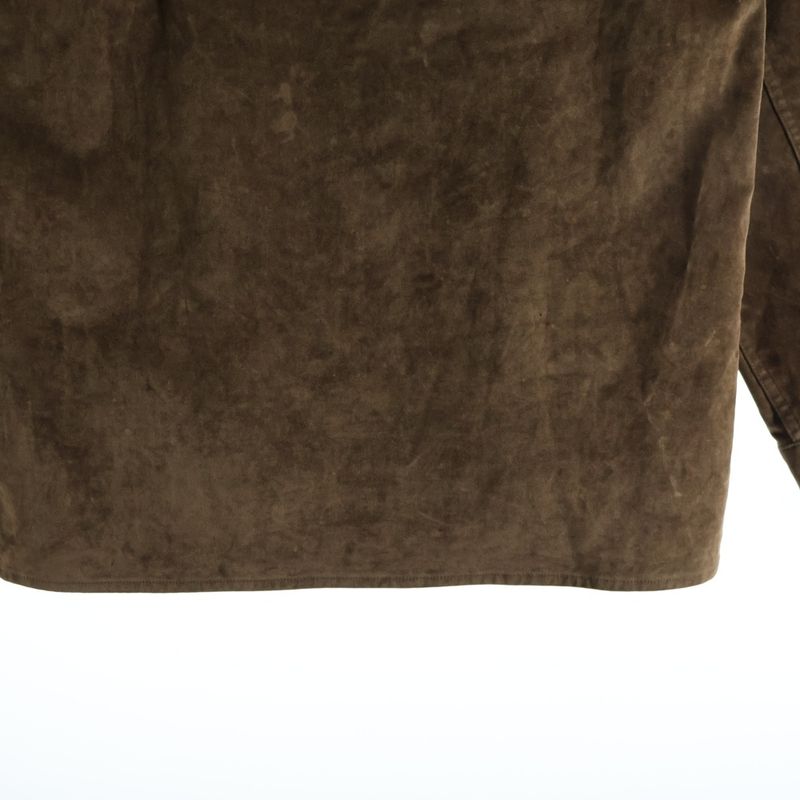 Dior Cactusjack Embroidered Velvet Oversize Long Sleeve Shirt