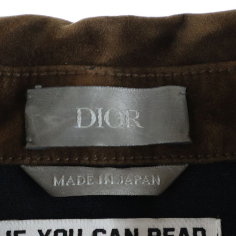 Dior Cactusjack Embroidered Velvet Oversize Long Sleeve Shirt