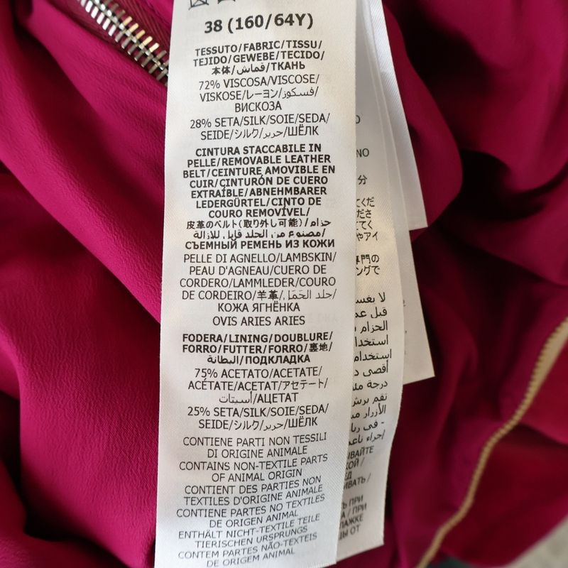 Gucci Belted Velour Velvet Skirt Pink