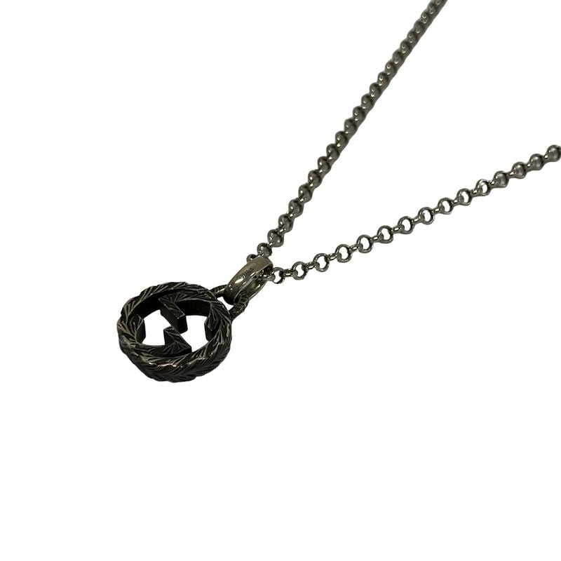 Gucci Necklace Interlocking Silver
